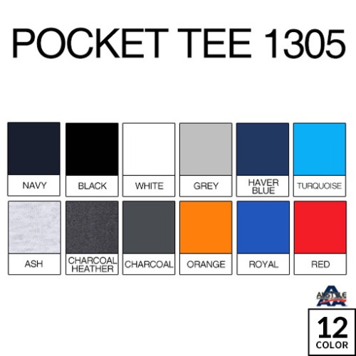 AAA 포켓 티셔츠 1305